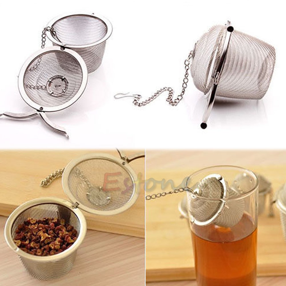 Dụng cụ lọc trà bằng thép không gỉ tiện dụng