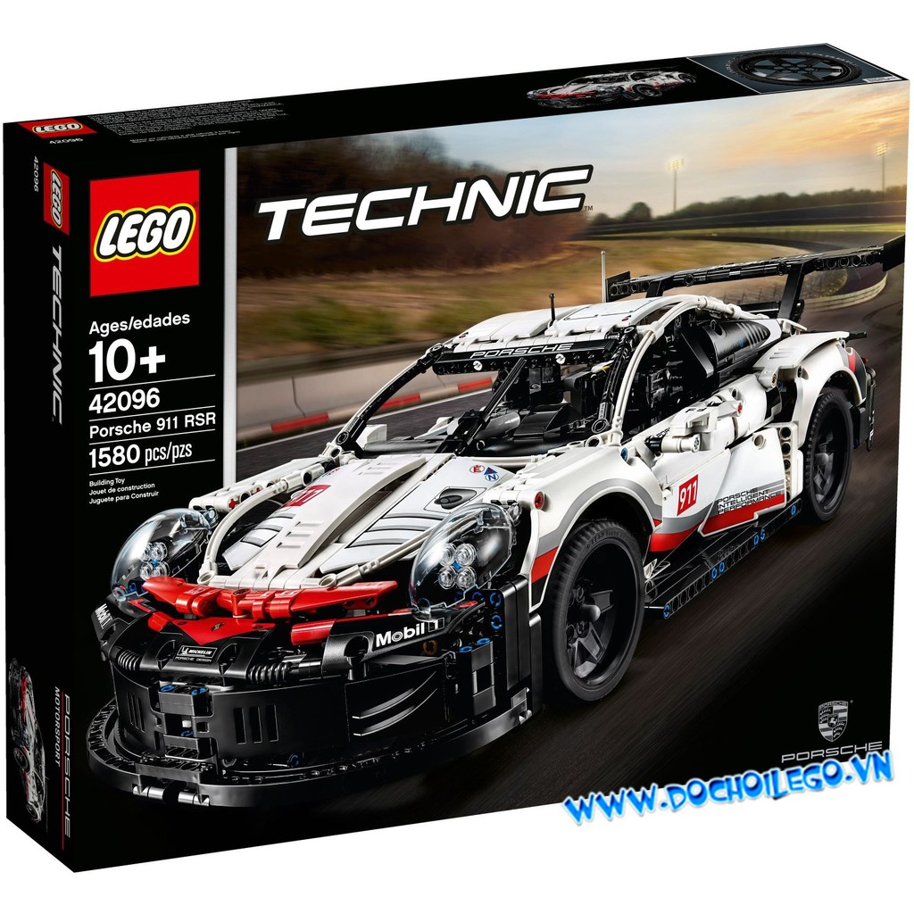 42096 Đồ chơi lắp ráp Iego Technic Porsche 911 RSR - Xếp hình Đồ chơi lắp ráp Iego siêu xe