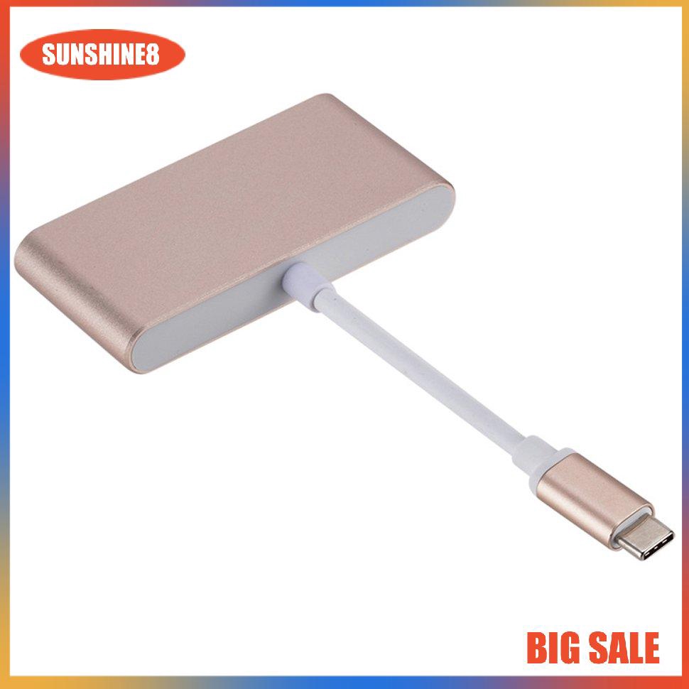 Bộ Chuyển Đổi Usb 3.1 Type-C Sang Usb Hub Type-C 4 Trong 1 Chuyên Nghiệp