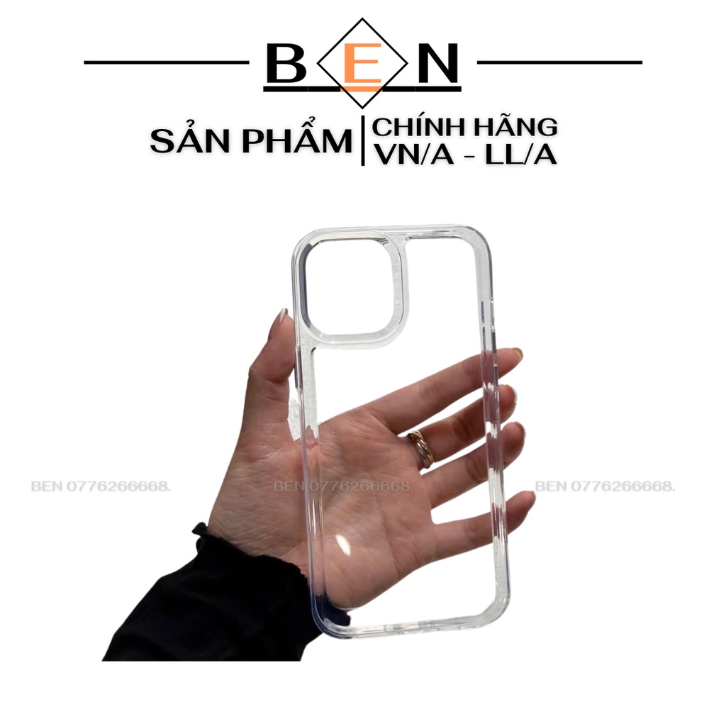 Hàng cao cấp Ốp lưng 13 promax nhựa cứng trong suốt chống va đập chống ố vàng