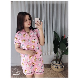 Bộ Pijama Kate Thái Bigsize 75KG [Tay Ngắn Quần Ngắn]