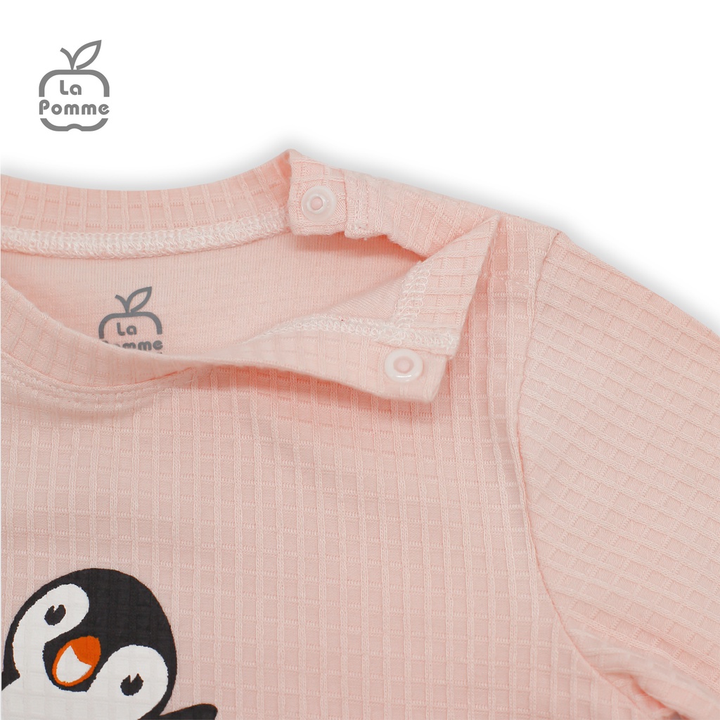 SL204 Bộ dài tay Cánh cụt và Gấu trắng La Pomme - Hồng