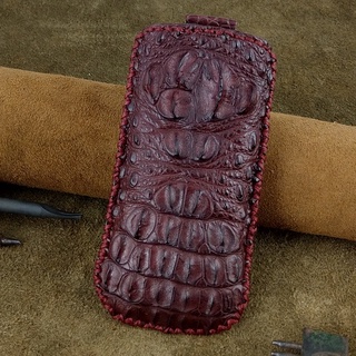 Bao da có dây rút nokia 8800 handmade da cá sấu thật có gù