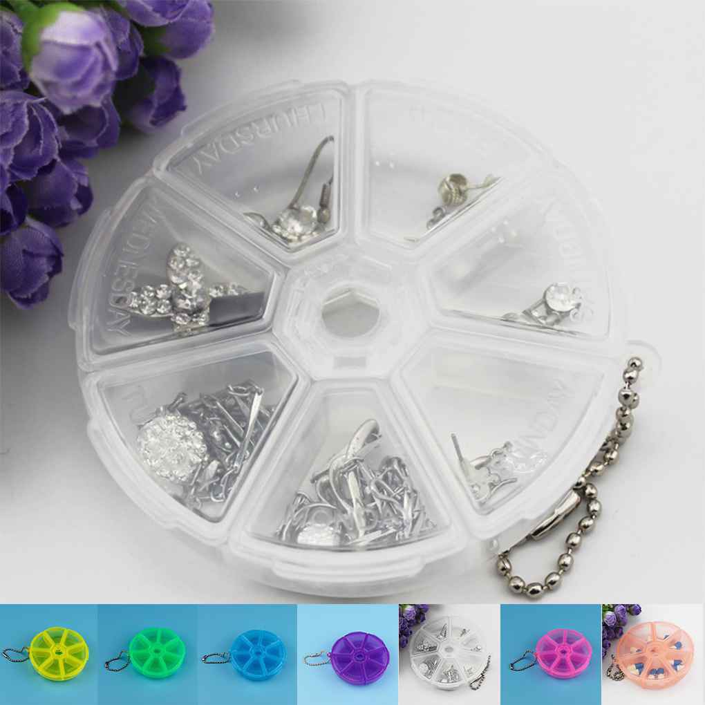 Hộp đựng thuốc 7 ngăn tiện dụng tùy chọn màu sắc
