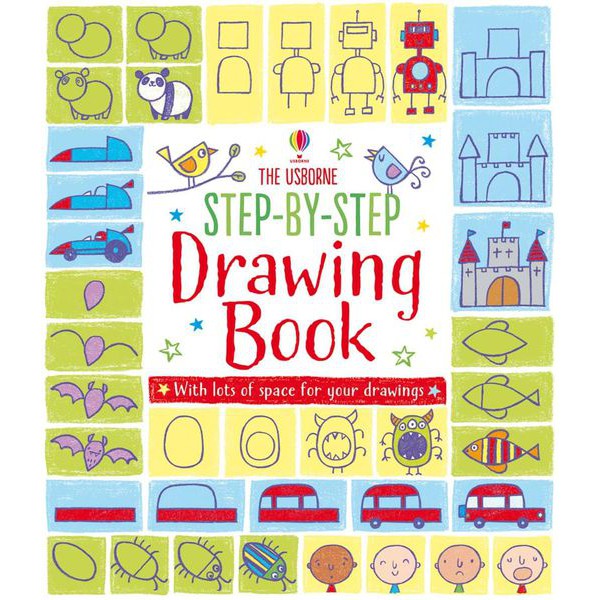 Sách - Anh: Step-by-step Drawing Book