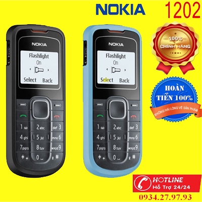 Nokia 1202 chính hãng nghe gọi cực rõ giá cực rẻ 1 NĂM BẢO HÀNH