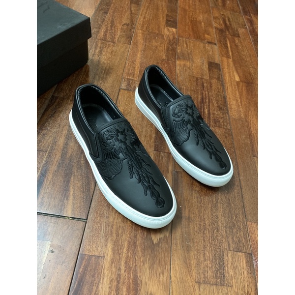 Giày lười nam, giày slipon da MAR CELO BURLON. Lót da, đế cao non khâu. Phối đồ đa phong cách