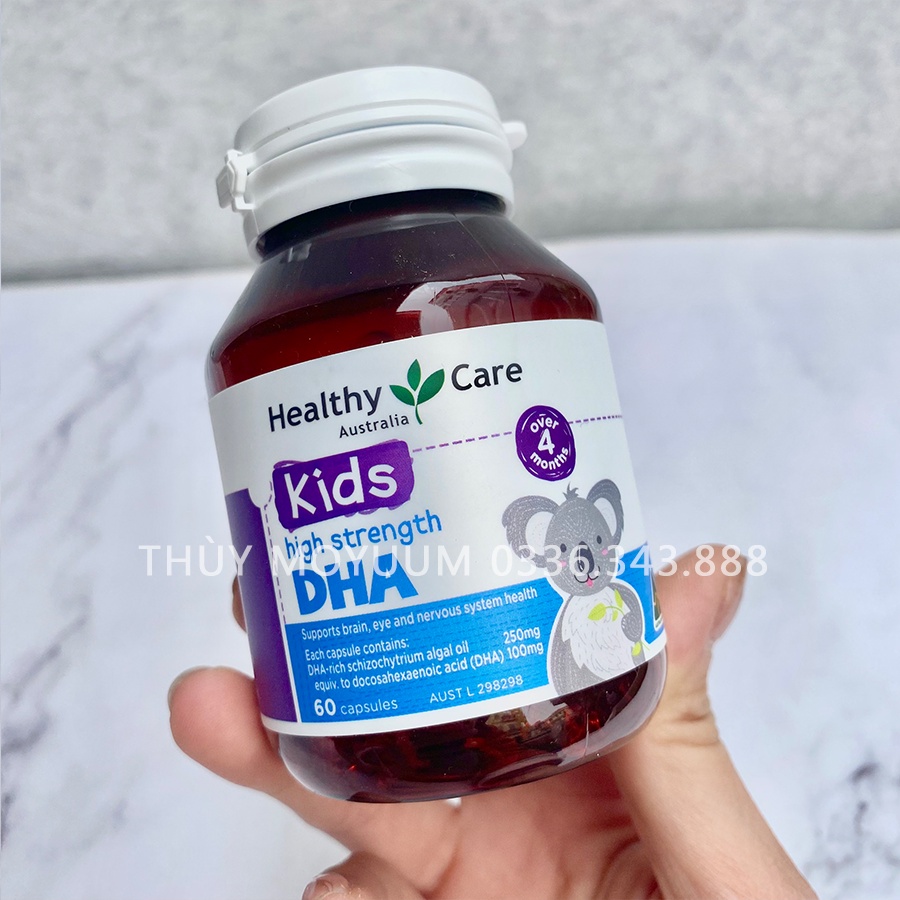 Viên uống DHA và Canxi Milk Healthycare Úc 60 viên cho bé từ 4 tháng