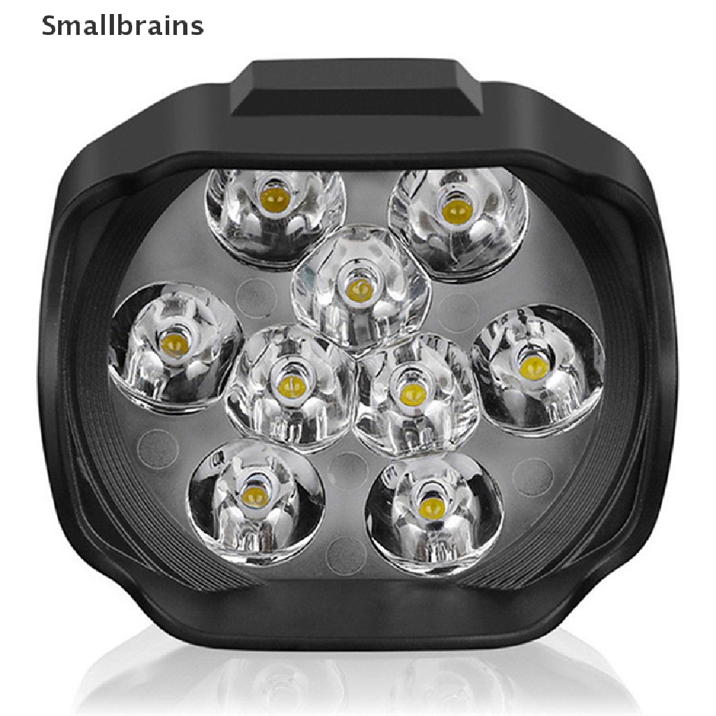 Đèn Pha Xe Máy 9 LED 6W DC12V Siêu Sáng