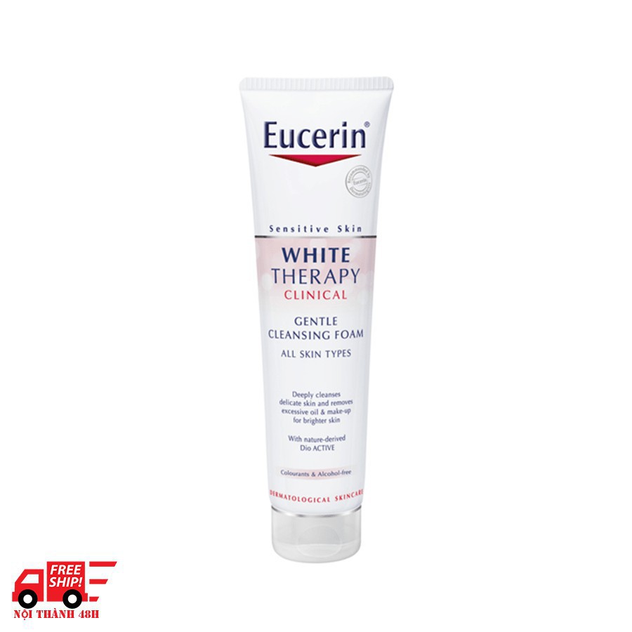 Sữa Rửa Mặt Tạo Bọt Trắng Da Eucerin White Therapy Clinical Gentle Cleansing Foam 150g