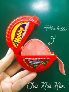 [ ĐỦ MÀU ] Kẹo Gum Cuộn Hubba Bubba Mỹ