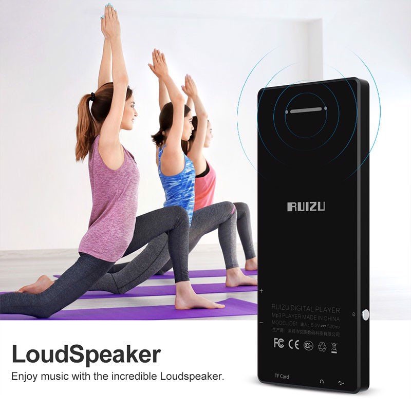 Ruizu D51 / Ruizu D29 / Ruizu D02 - Máy Nghe Nhạc Mp3 Lossless Hifi, Bluetooth, Loa Ngoài