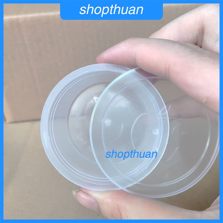 50 Hủ nhựa đựng sốt có nắp đậy - hộp nhựa đựng flan, sốt, nước chấm 30ml/ 50ml