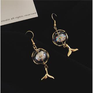 Sáng tạo cá tính hoa tai bong bóng đuôi cá hoang dã