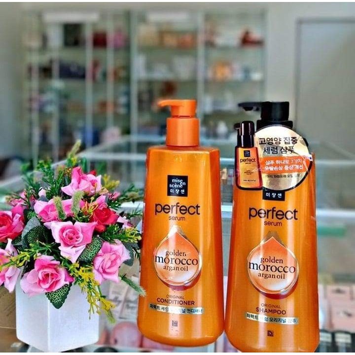 Dầu gội xả Mise En Scene Perfect Serum Hàn Quốc 680mlx2