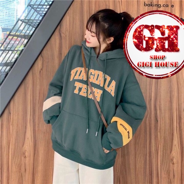 FREESHIP 50k - Áo Hoodie Nỉ Sịn IN Chữ Ngực Và IN Tay Oversize