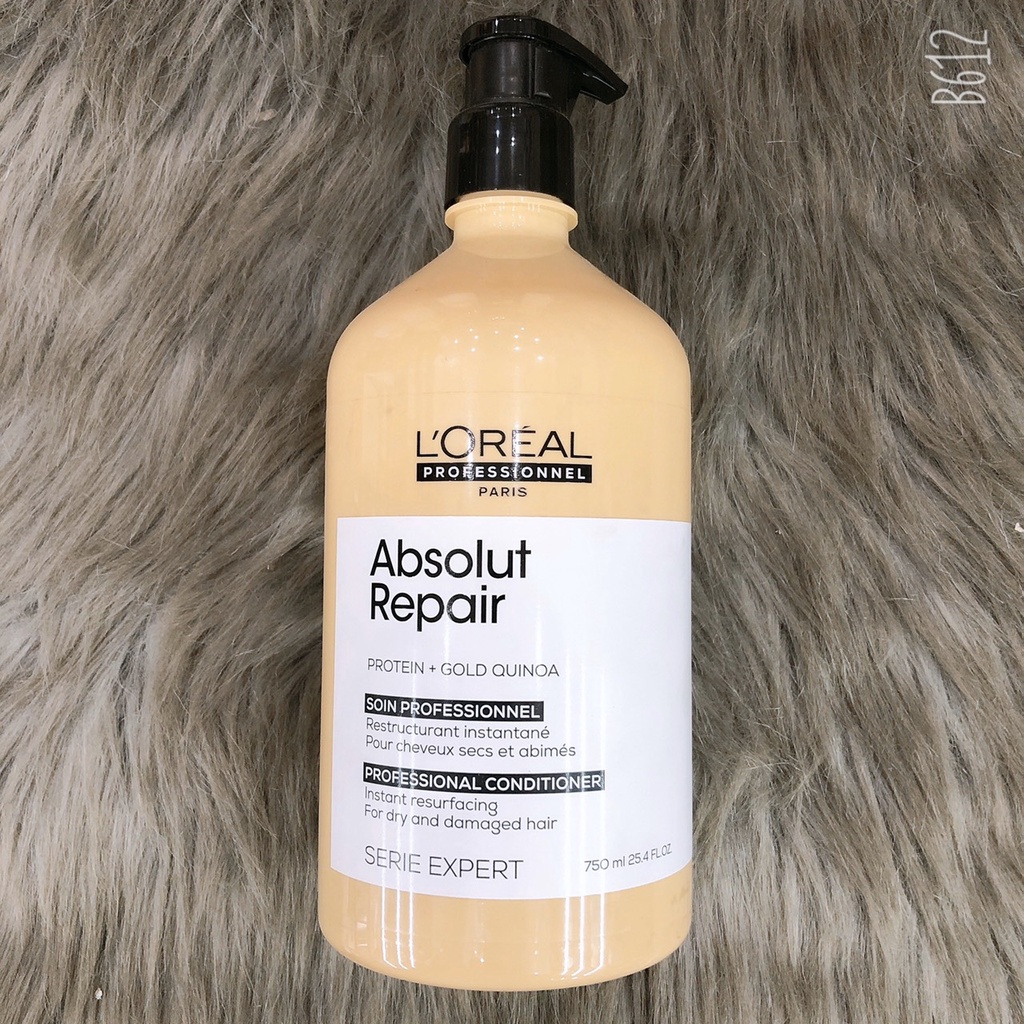 Bộ gội xả chăm sóc tóc hư tổn LOreal Absolut Repair