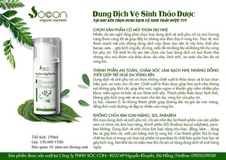 Dung dịch vệ sinh thảo mộc - Sóc con
