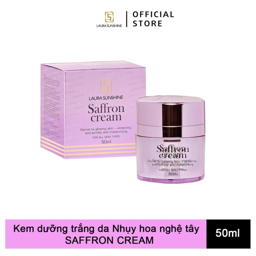 Bộ sản phẩm Trắng hồng rạng ngời chiết suất từ tinh chất Nhuỵ hoa nghệ tây Serum & Kem dưỡng 50ml