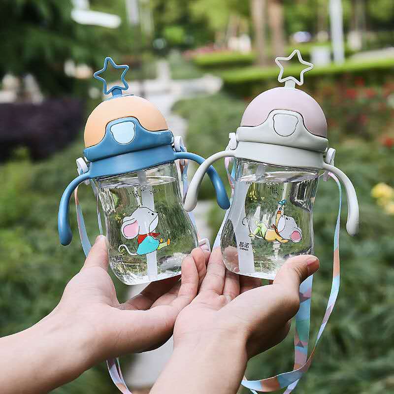 Bình nước ngôi sao FREE SHIP Bình nước siêu xinh cho bé 380ml