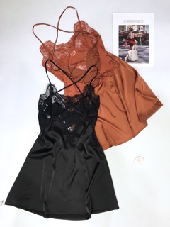 VÁY LỤA PHỐI REN CC2