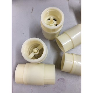 Combo 05 cái van 1 chiều nhựa trắng ĐK 34mm, hiệu Ánh Sáng