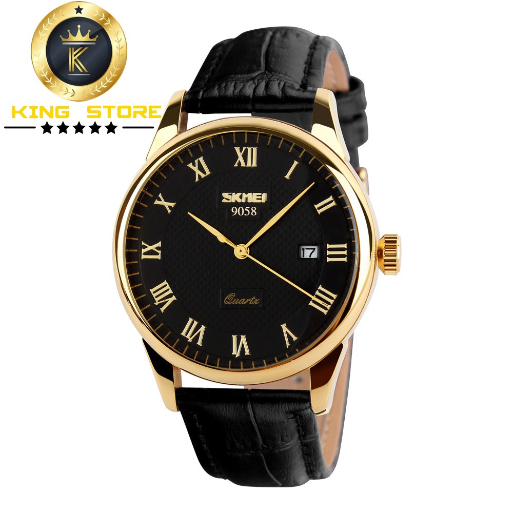 Đồng hồ nam chính hãng dây da cao cấp chống nước SKMEI SM21 -Gozid.watches