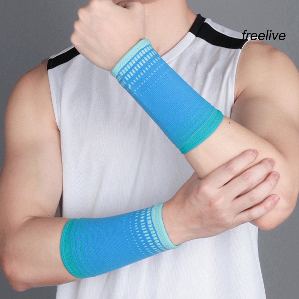 Đai Quấn Bảo Vệ Cổ Tay Bằng Nilon Tiện Dụng Khi Chơi Bóng Rổ / Bóng Chuyền / Thể Thao