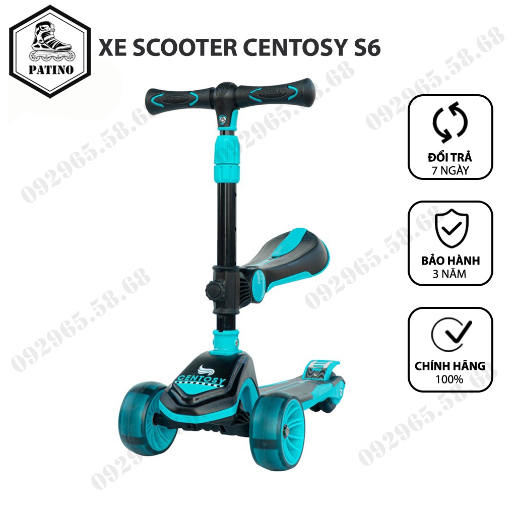 Xe scooter cho bé Centosy S6 chính hãng giá tốt phù hợp bé từ 2-5 tuổi - PATINO