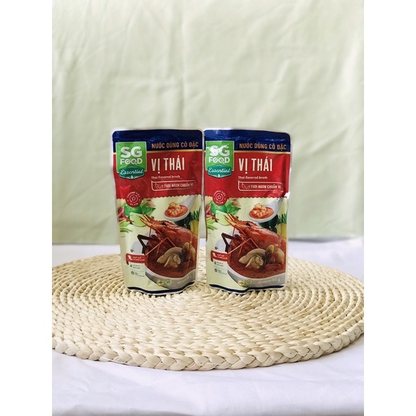 Lẩu Thái SG Food, Gia Vị Lẩu, Lẩu Nấm, Lẩu Chay, Nước Lẩu Thái, Lẩu Thái Chay 180g