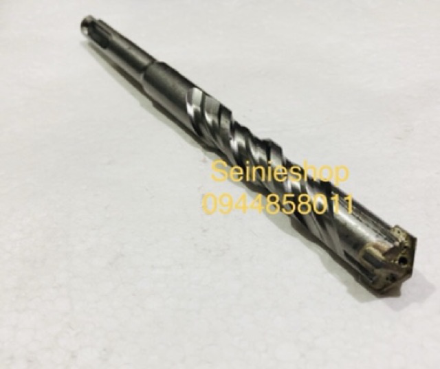 Mũi khoan bê tông chui gài sds plus 4 cạnh
