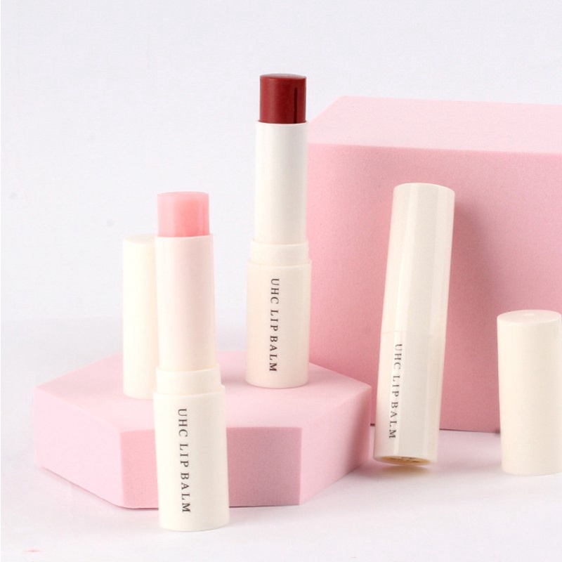 [Hàng mới về] Son dưỡng môi UHC cấp ẩm giữ ẩm thay đổi màu sắc lâu trôi tẩy tế bào chết chống khô môi hiệu quả