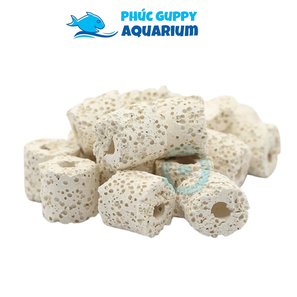 Sứ Nhẫn Trắng- Vật Liệu Lọc Vi Sinh Bể Cá