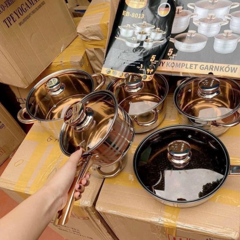 Bộ Nồi Đức 6 món 12 chi tiết ENGELBERG