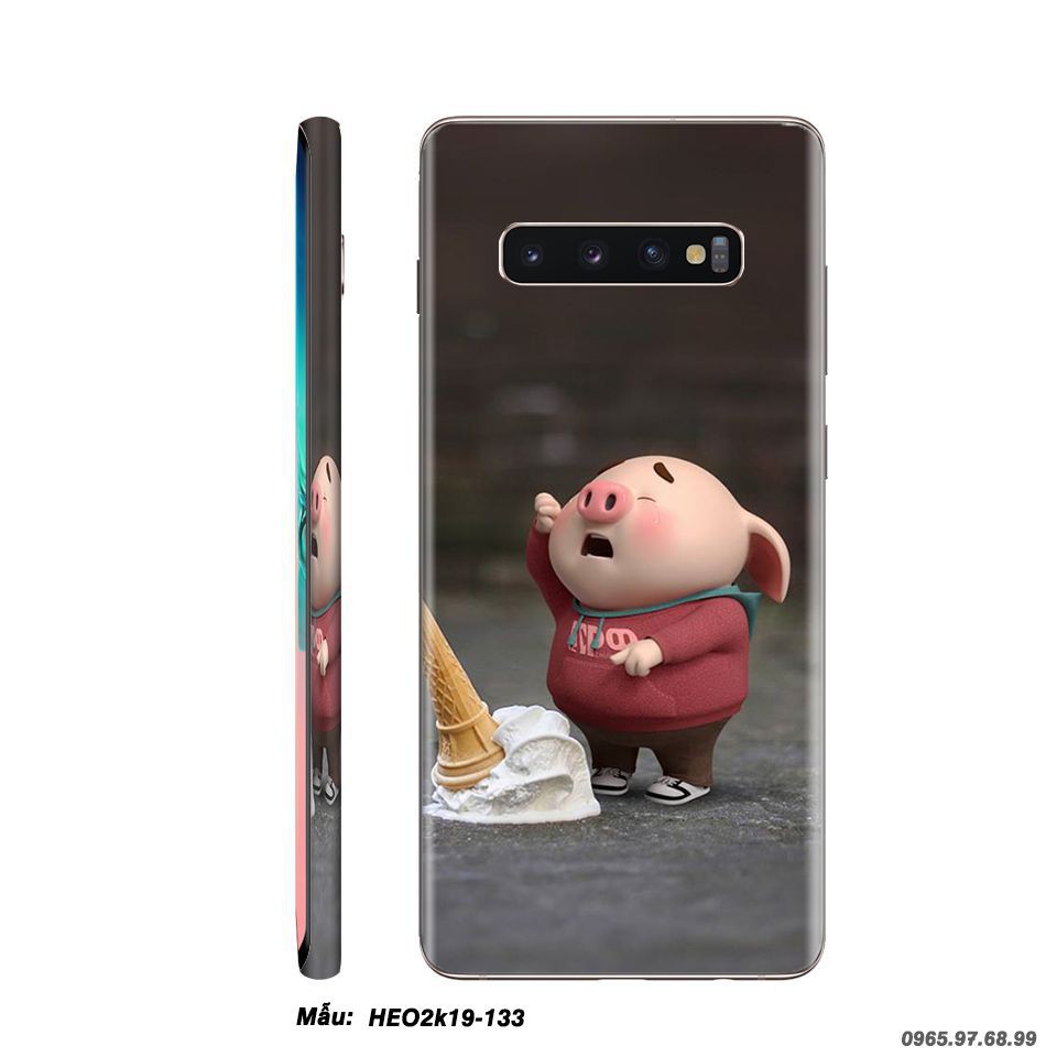 Miếng dán skin cho các dòng điện thoại Samsung S8 Plus - S9 Plus - S10 Plus - S20 Plus in hình cực đáng yêu