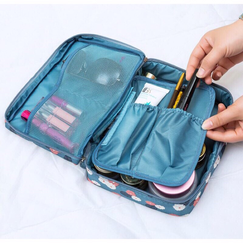 Túi đựng mỹ phẩm Multi Grand Pouch siêu xinh chống nước nội địa Trung