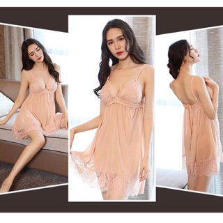 Váy ngủ sexy cao cấp K19, váy ngủ đắp Ren cao cấp Hồng Baby, Đồ ngủ gợi cảm loại đẹp cao cấp, váy ngủ sẽy, gợi cảm