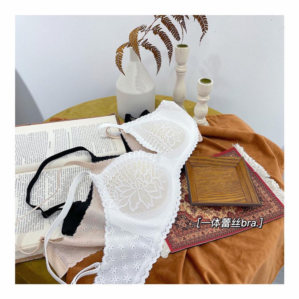 ◎Metwo Zero Áo ngực hai dây phối ren mỏng cỡ nhỏ