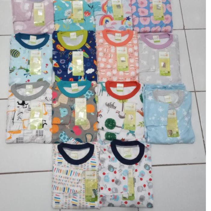 Bộ Đồ Ngủ Pijama Dài Tay Họa Tiết Đáng Yêu Cho Bé Từ 2-10 Tuổi Lq0