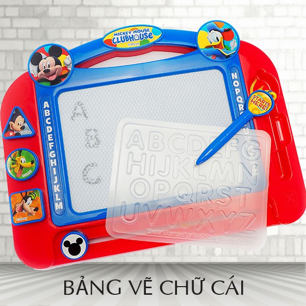 BẢNG VẼ TỪ TÍNH MICKEY CÓ MẪU CHỮ ABC