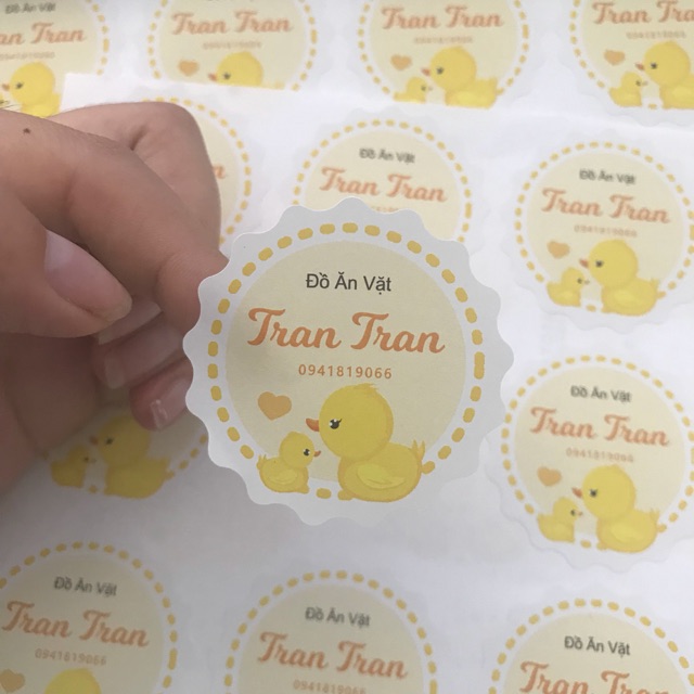 In tem sữa giá rẻ