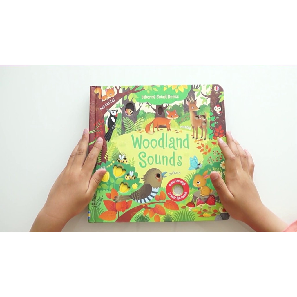 Sách Âm Thanh Cho Bé Woodland Sounds Usborne