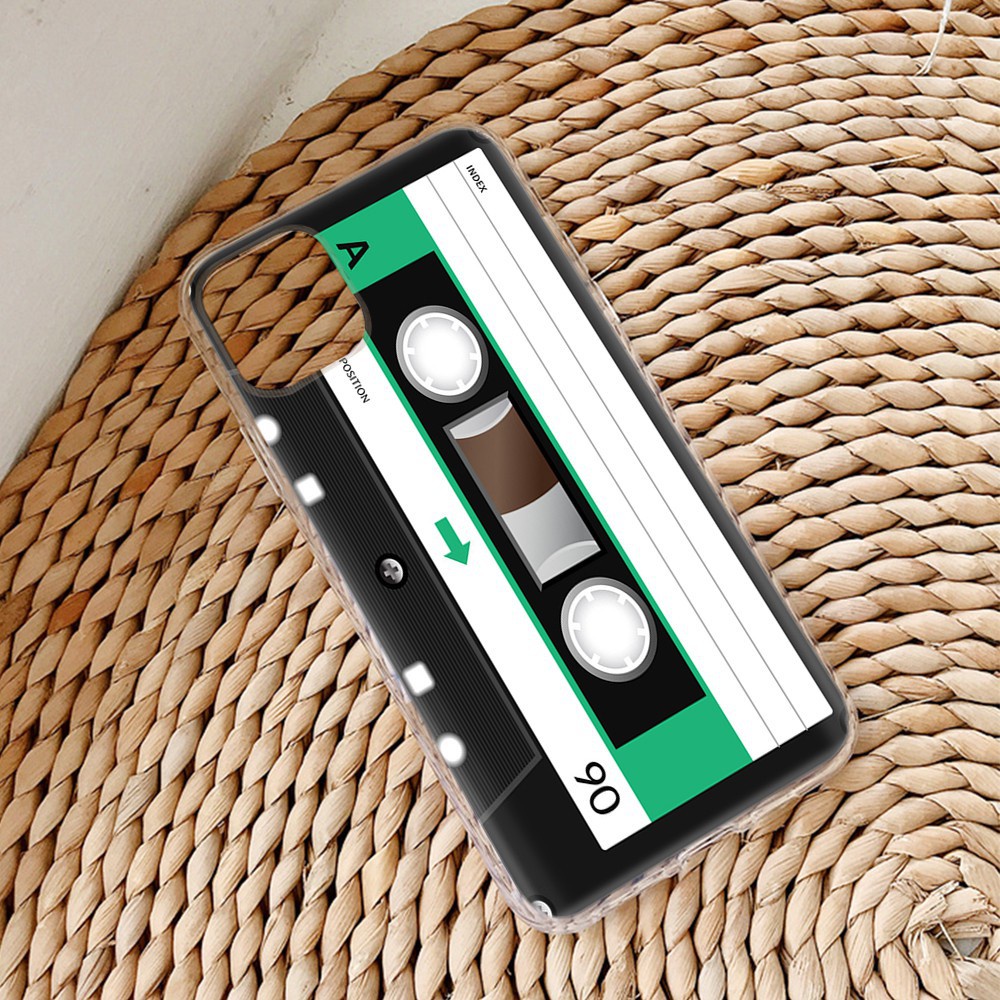 Soft TPU Case for iPhone 11 12 Mini X XS XR Pro Max Yu226 Cassette Tape Cover