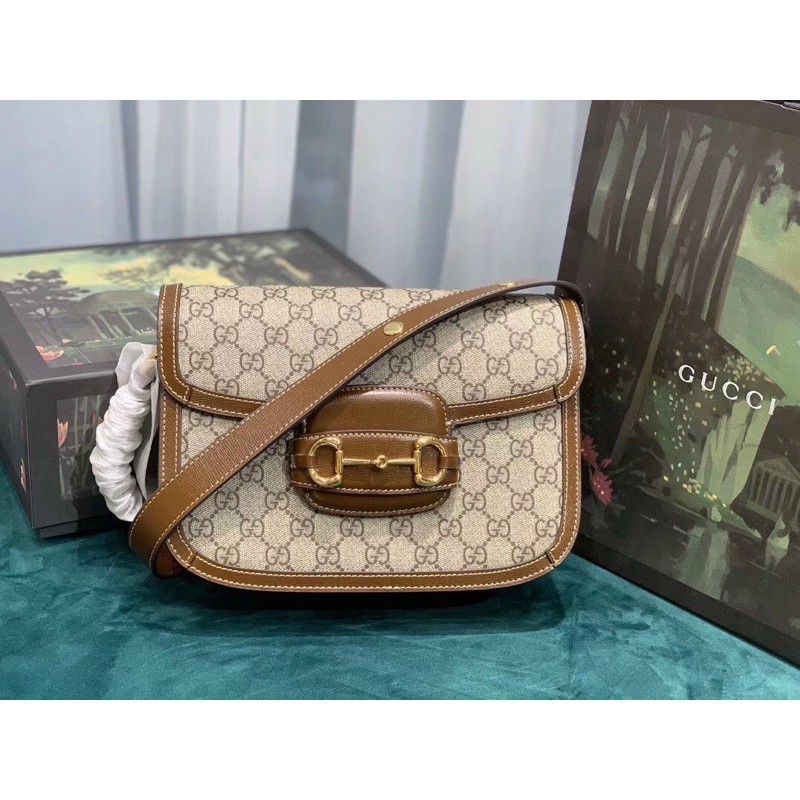 Túi gucci bầu fullbox hộp xanh