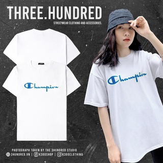 Áo Thun Logo Champion Màu Trắng