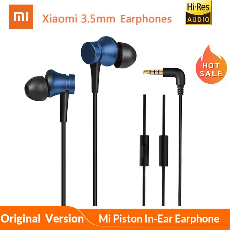 Tai Nghe Nhét Trong Xiaomi Piston 3 Phiên Bản Mới Có Mic Dành Cho Nhiều Dòng Thiết Bị Kèm Hộp Đựng