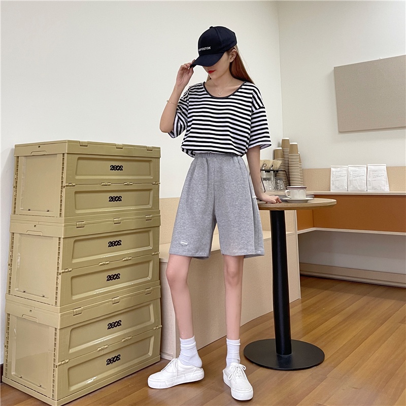 Quần Short Nữ Ống Rộng Phong Cách Hàn Quốc Mới