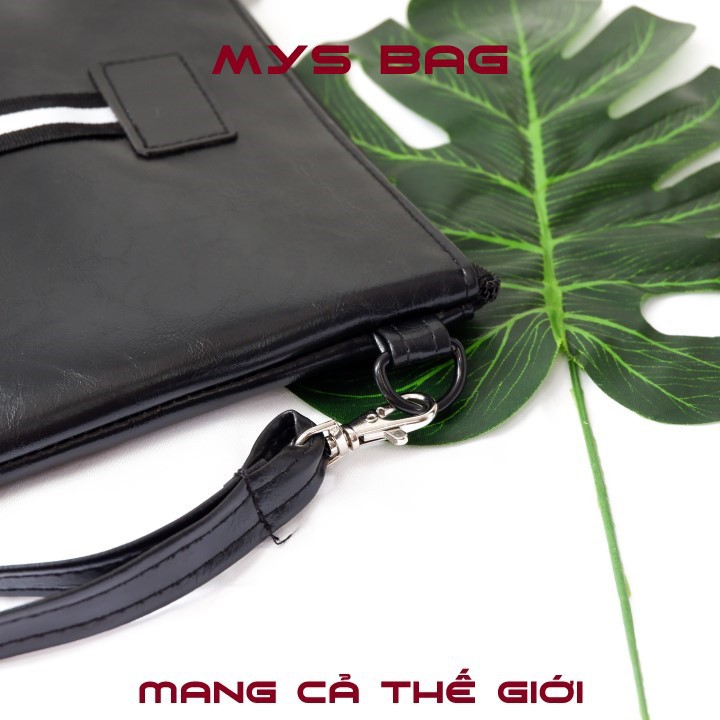 Túi đeo chéo ngực Clutch ví cầm tay nam nữ giá sỉ (Video thật) bản to Unisex Mys Rosa Bag