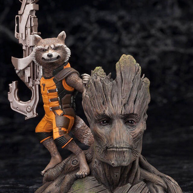 Mô hình Raccoon Groot vệ binh dải ngân hà