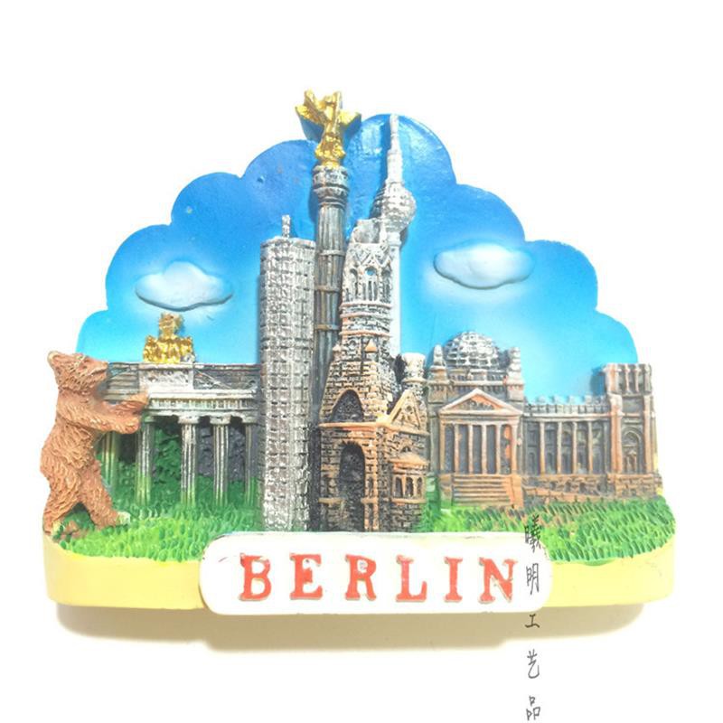 Nam Châm Dán Tủ Lạnh Hình Kiến Trúc Berlin 3d